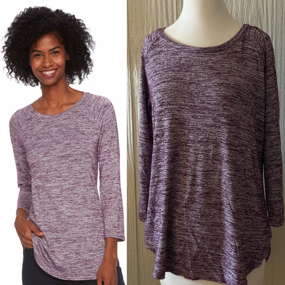 Women's Sonoma Supersoft Crewneck Tee in Purple Size Small